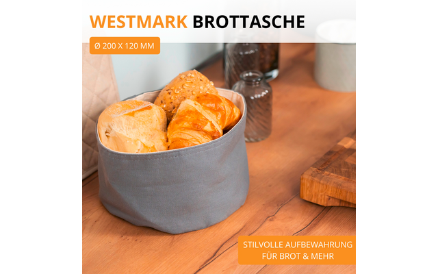 Westmark Brottasche rund 20 x 12 cm