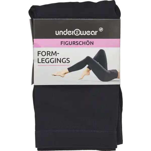 under2wear Form-Leggings S schwarz