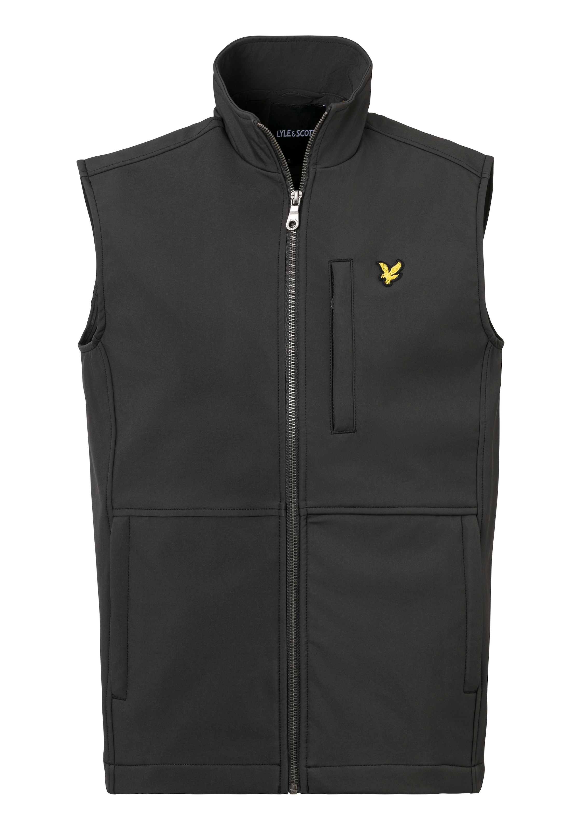 Lyle & Scott Funktionsweste mit Reissverschluss-Brusttasche
