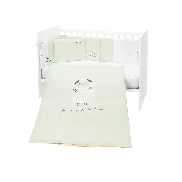 Kikkaboo Conjunto de Cama de 6 Peças 60/120 Sleepy Sheep