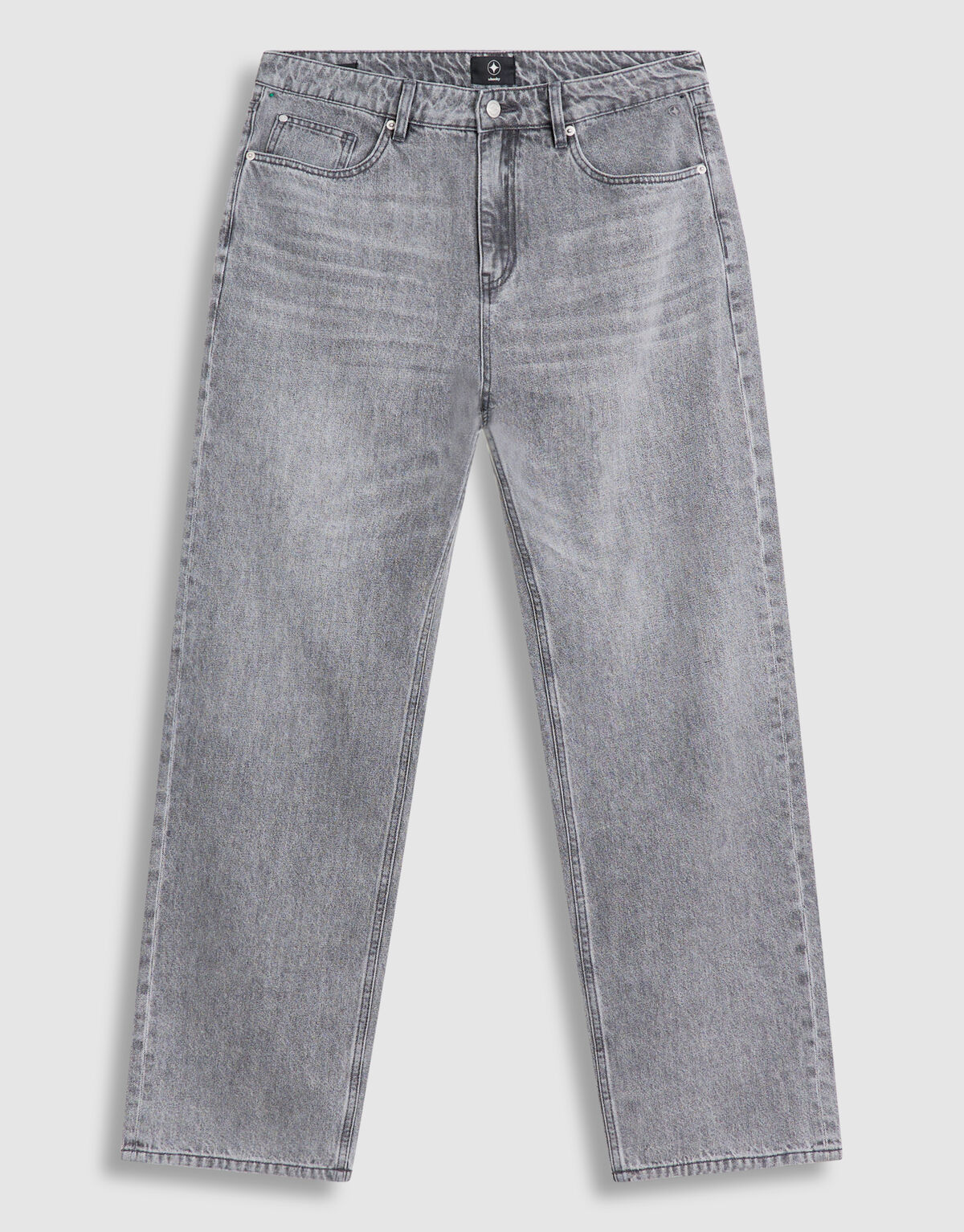 Baggy Fit Jeans Lichtgrijs L34