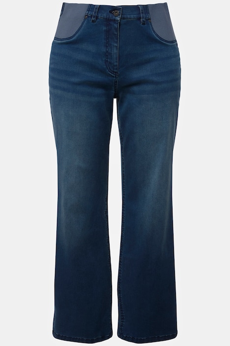 Jeans Mary, weites Bein, Stretch-Einsätze, Komfortbund