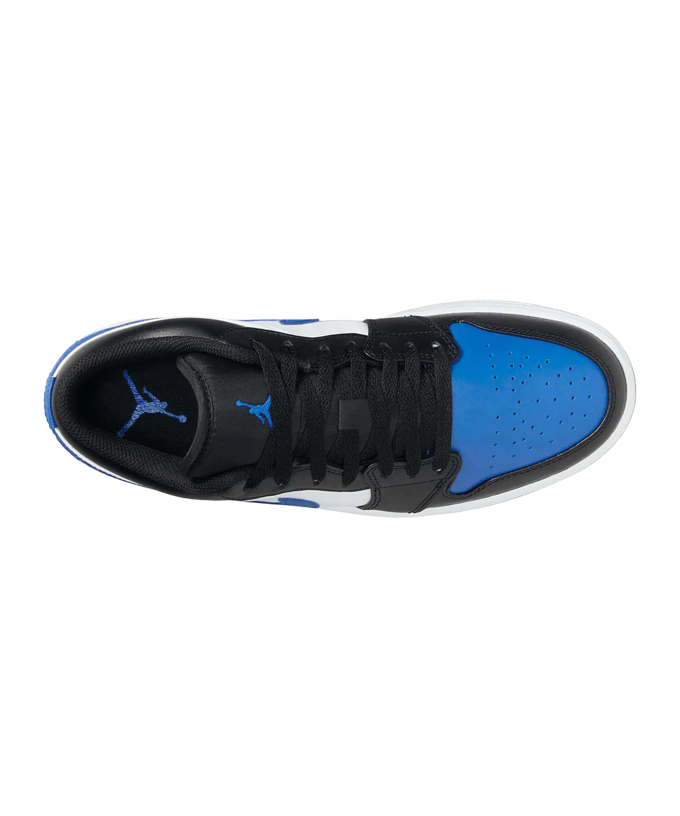Jordan Air 1 Low Weiss Blau Schwarz F140