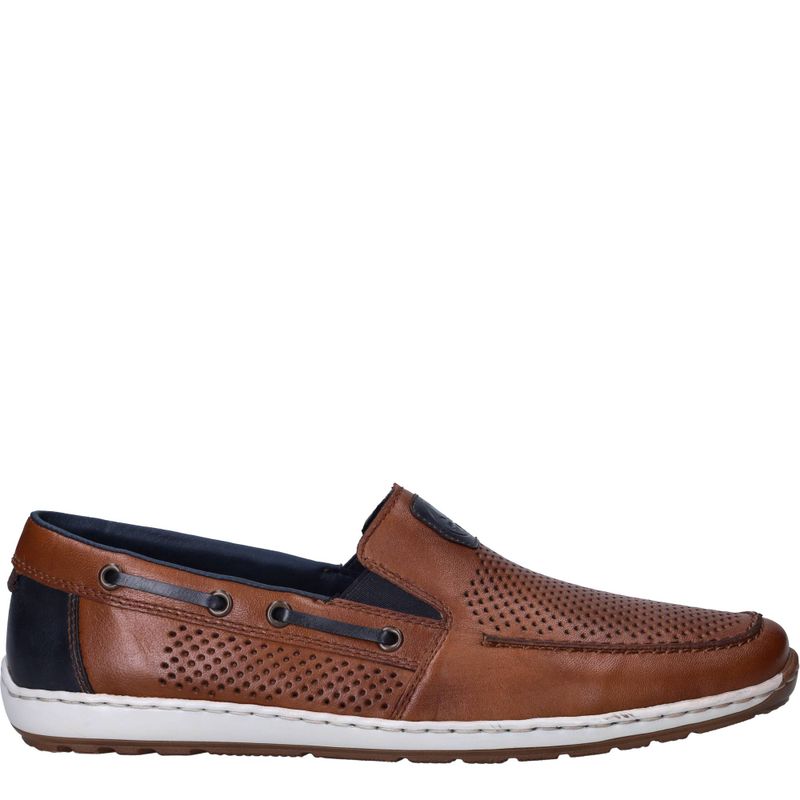 Rieker Instappers Bruin Heren