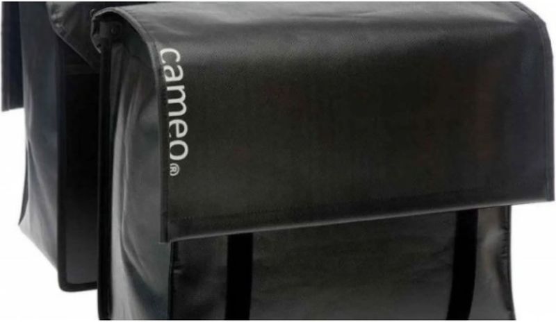 New Looxs Cameo Double Bisonyl - Dubbele Fietstas - 46 Liter - Mat Zwart