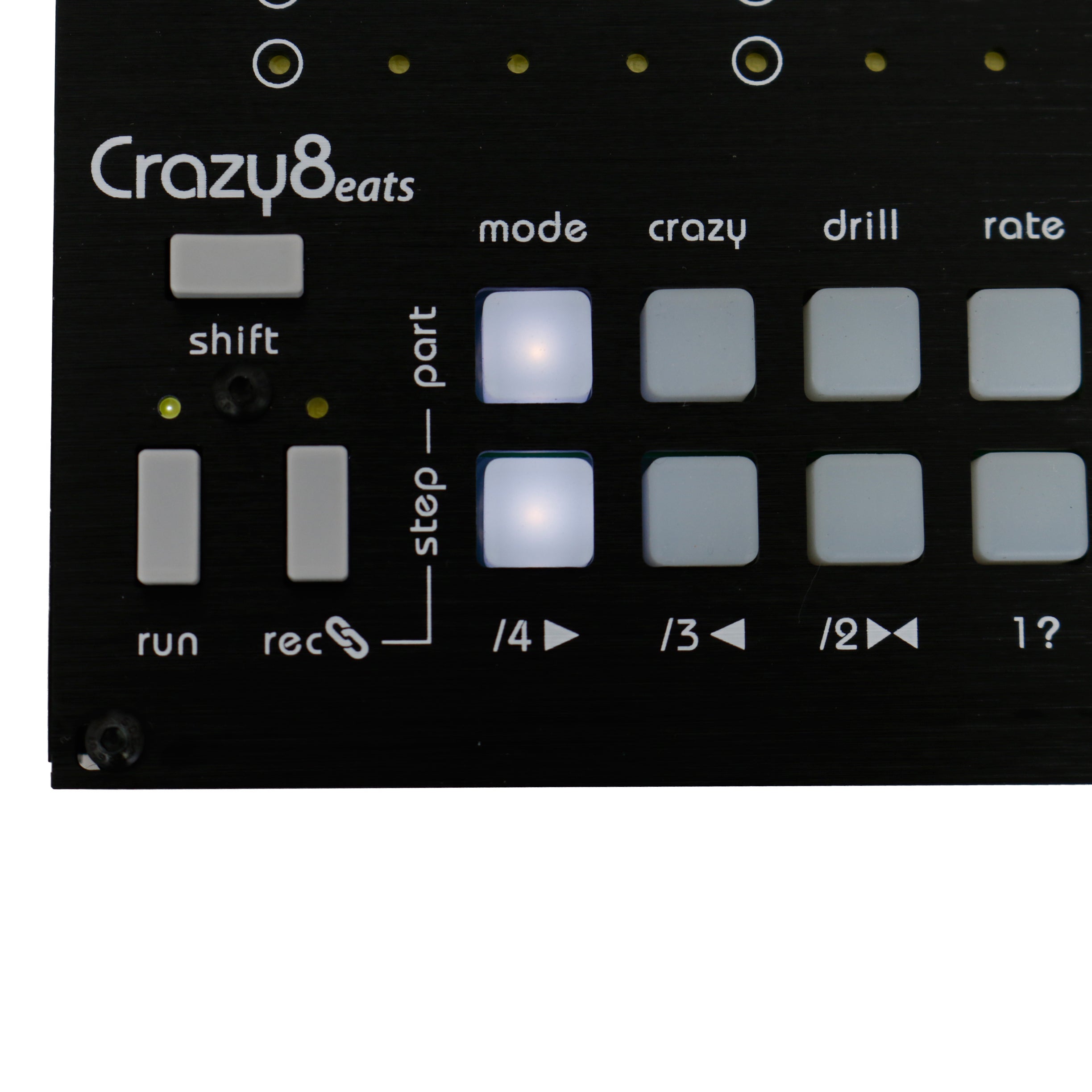 Twisted Electrons Crazy 8 Beats sequencer