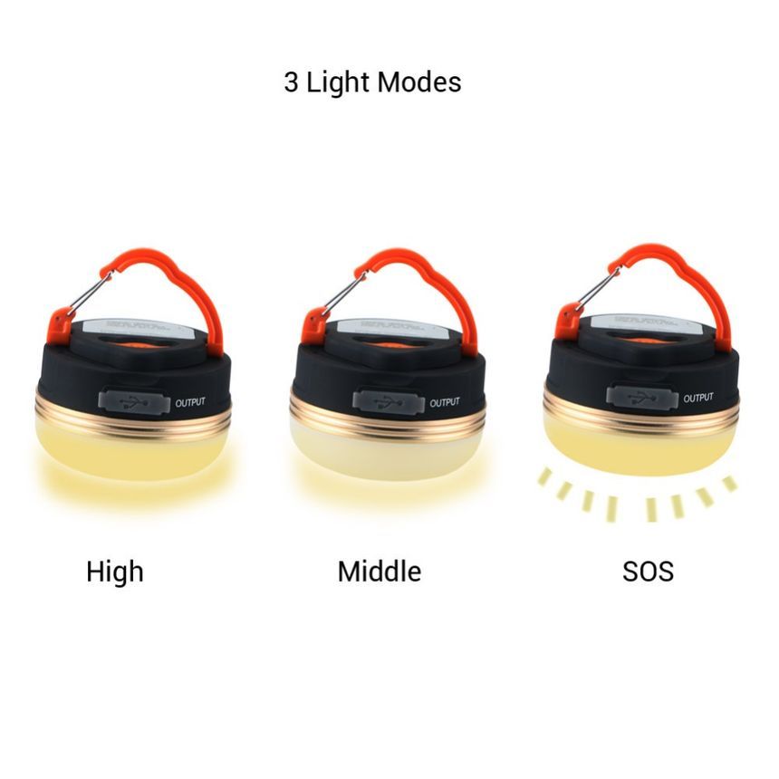 HOMTEC - USB oplaadbare LED-kampeerlamp