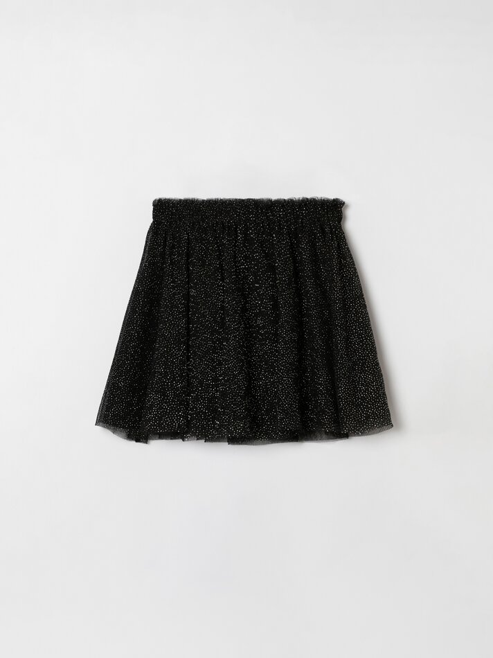Saia de tule - Preta