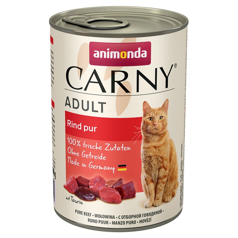 Lot 4 saveurs animonda Carny Adult 12 x 400 g à prix discount sur bitiba.fr