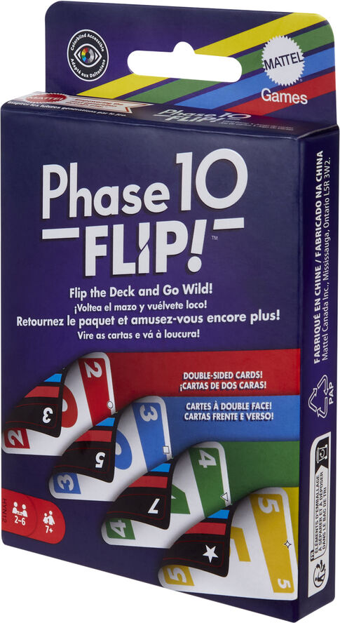 Mattel Games Phase 10 Flip