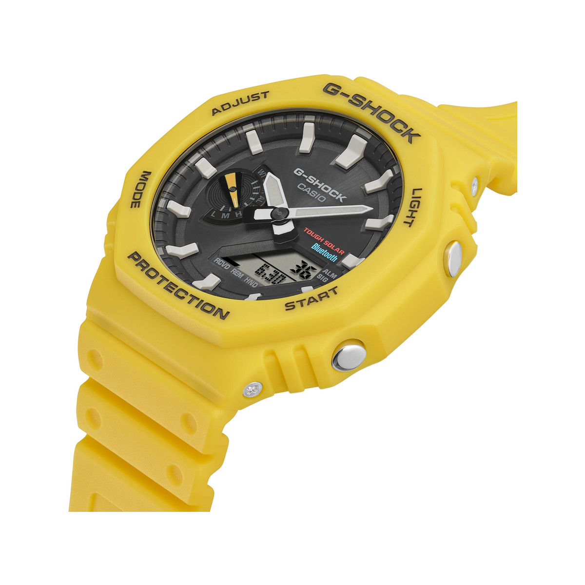 Montre G-SHOCK homme bracelet résine jaune