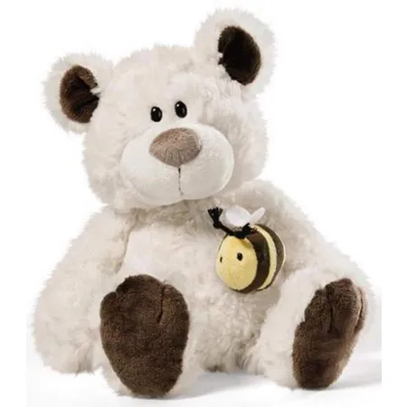 NICI Classic Bear Teddybär mit Hummel, creme, magnetisch, Schlenker, 80 cm
