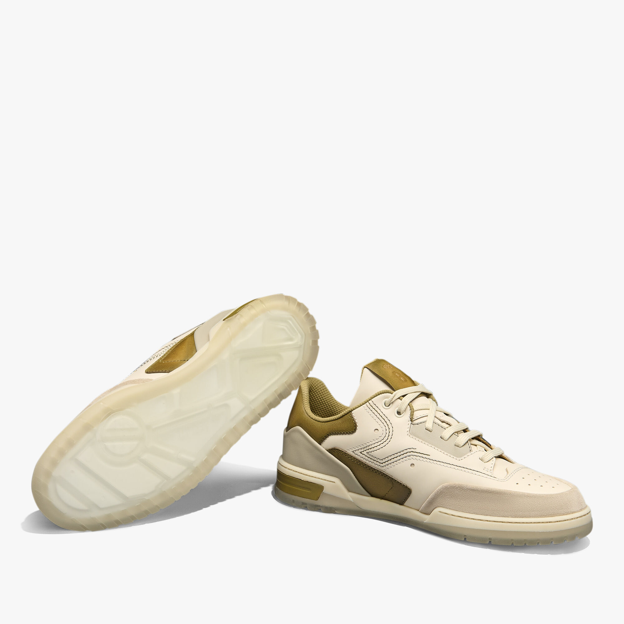 Sneaker Playoff En Cuir Scritto