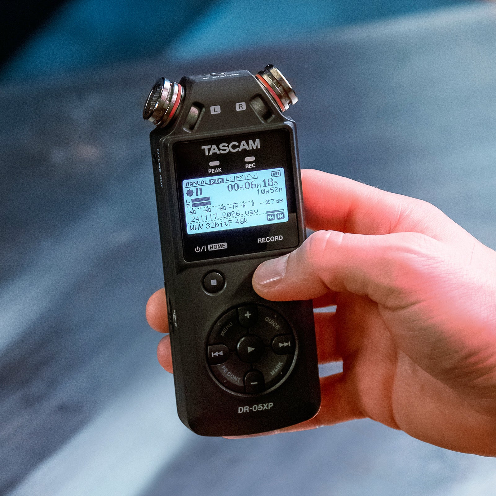 Tascam DR-05XP field recorder