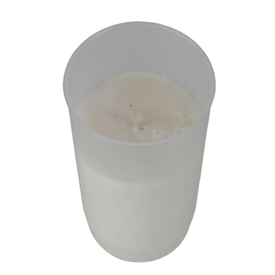 Jumbo Öl-Grablicht Weiß