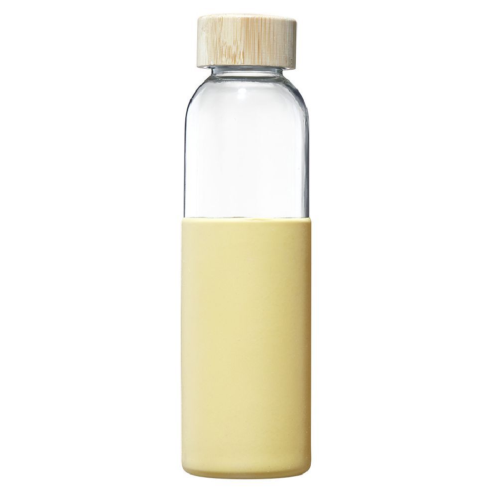 Bouteille en verre 500 ml avec protection silicone