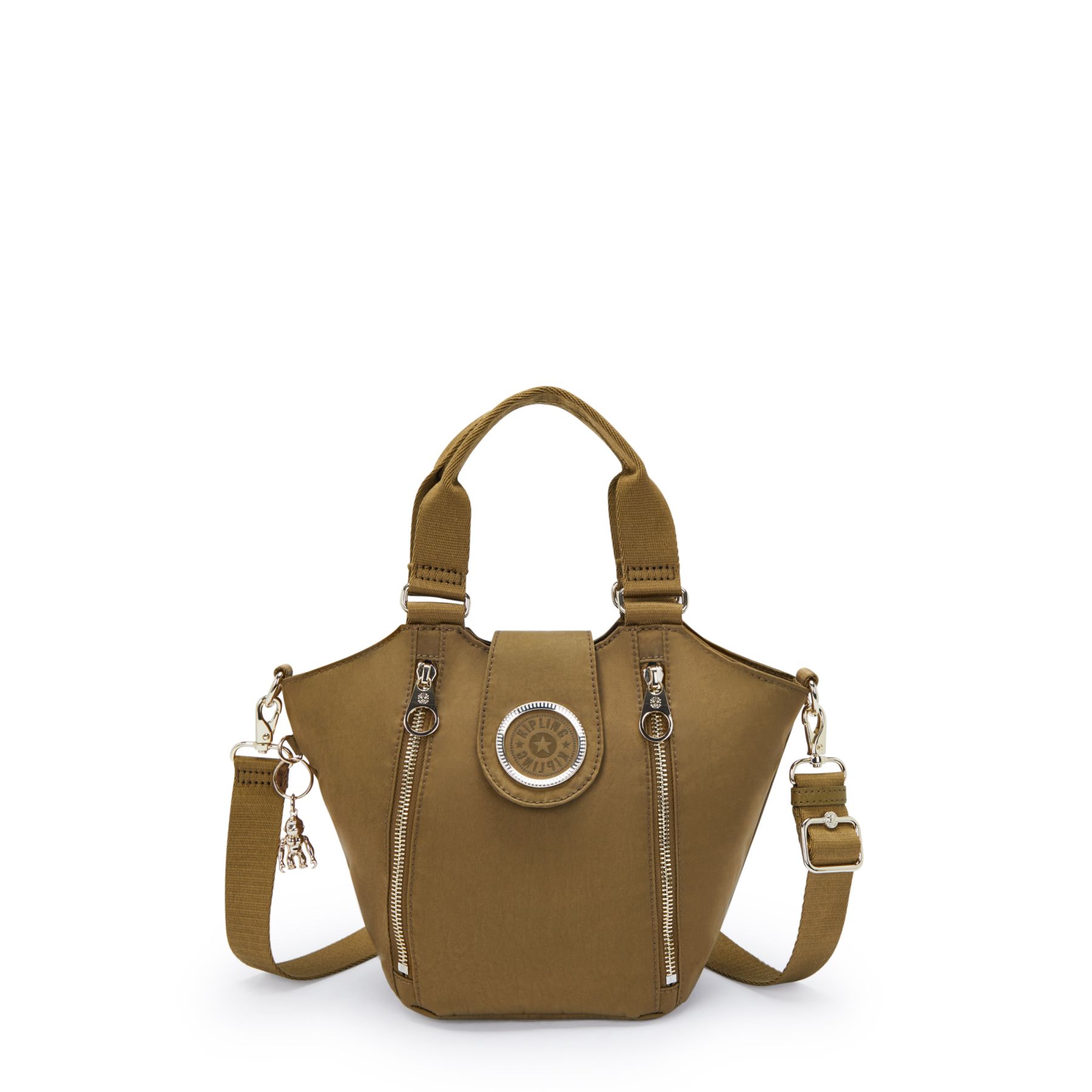 RECICELY S Petit sac à bandoulière avec sangle amovible - Dry Laurel Spice