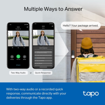 TP-Link Tapo D230S1 video deurbel met batterij