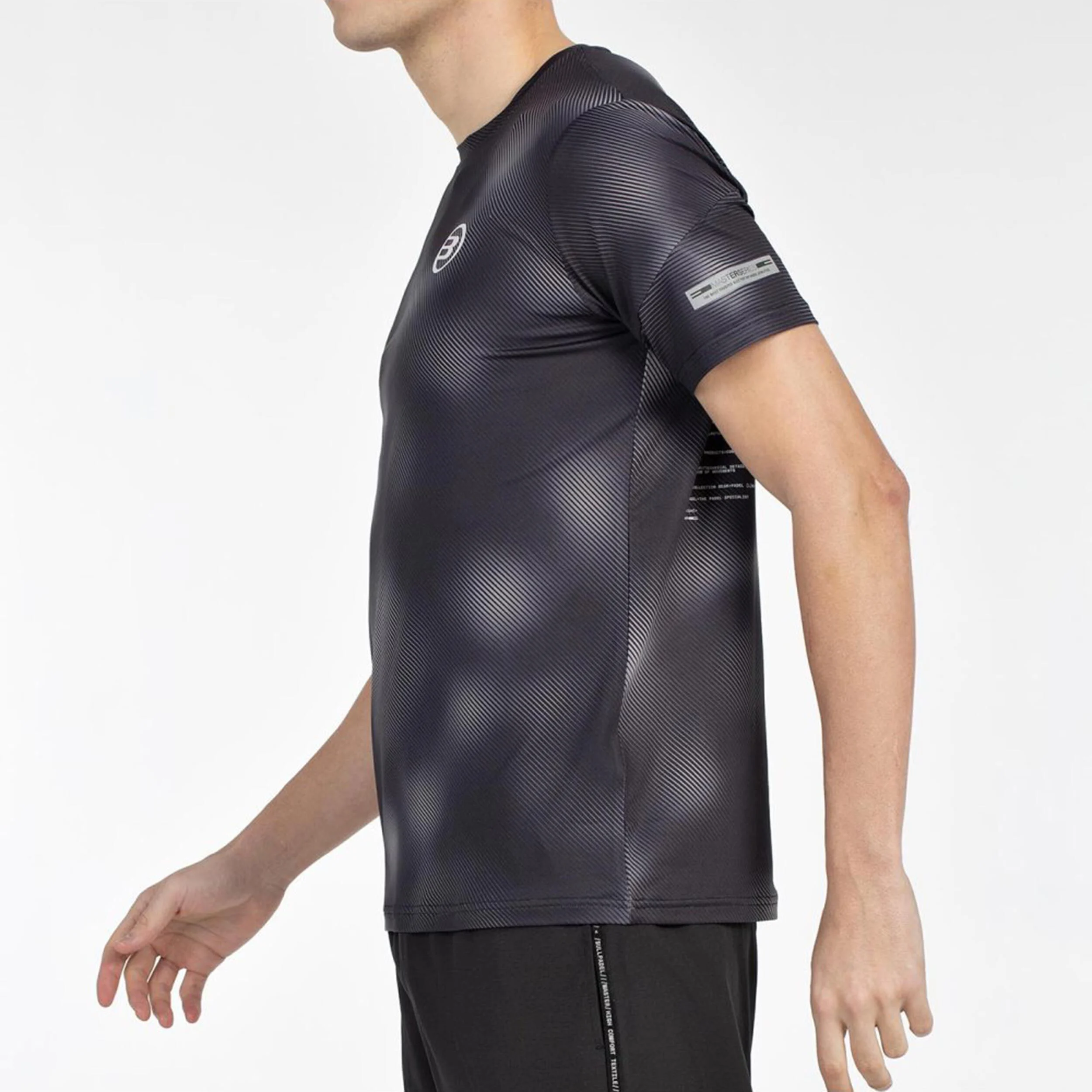 Bullpadel Manaus T-shirt Hommes - Noir