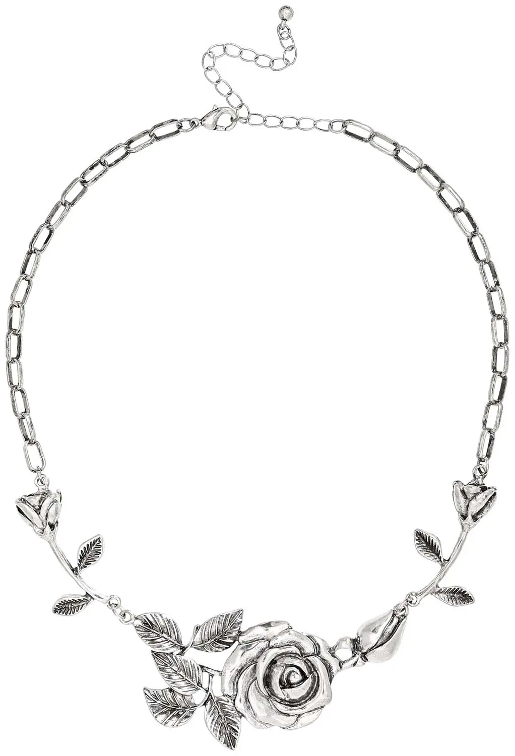 Kette - Silver Roses