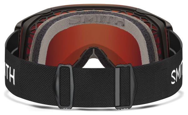 Masque VTT Smith Rhythm MTB Black   ChromaPop Everyday Red Mirror