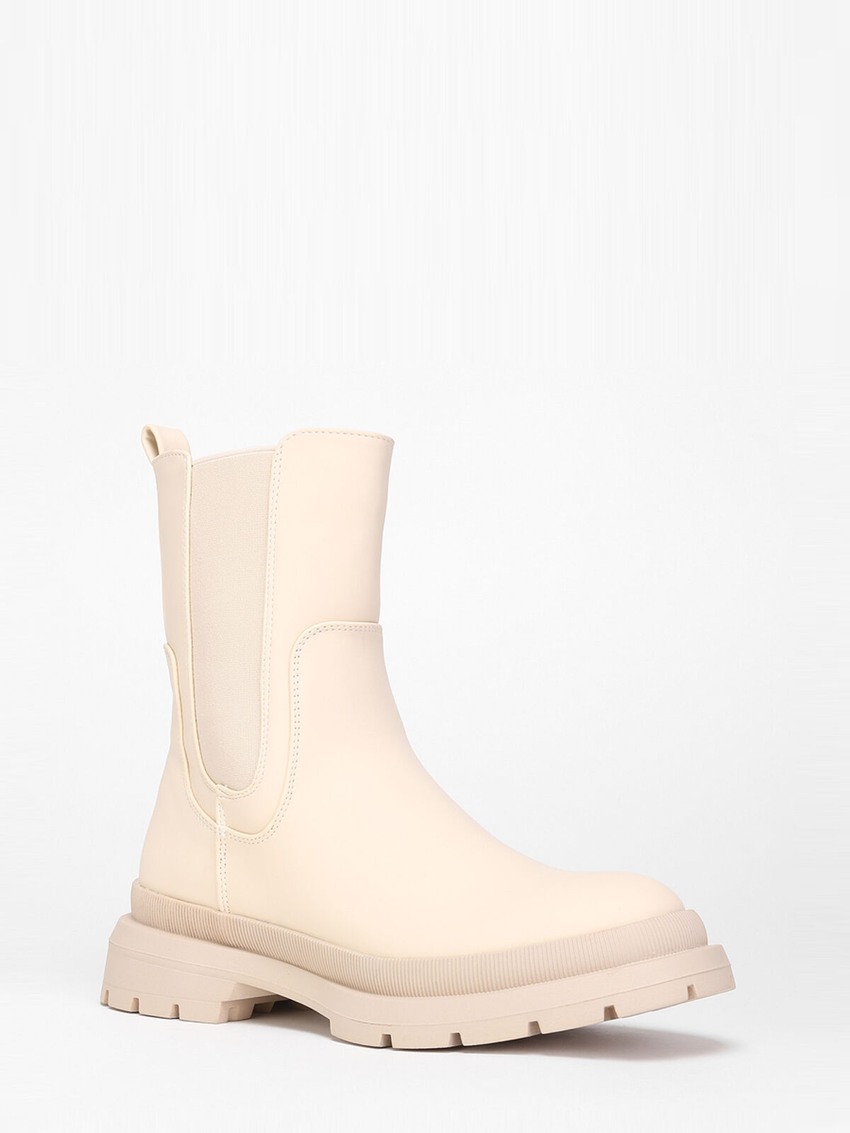 Bottines chelsea de pluie- Beige