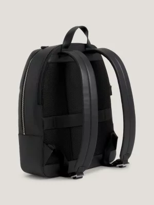 Mochila com monograma TH em relevo