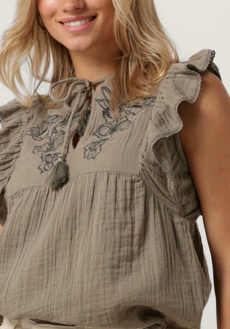 CIRCLE OF TRUST groene circle of trust blouse simone blouse