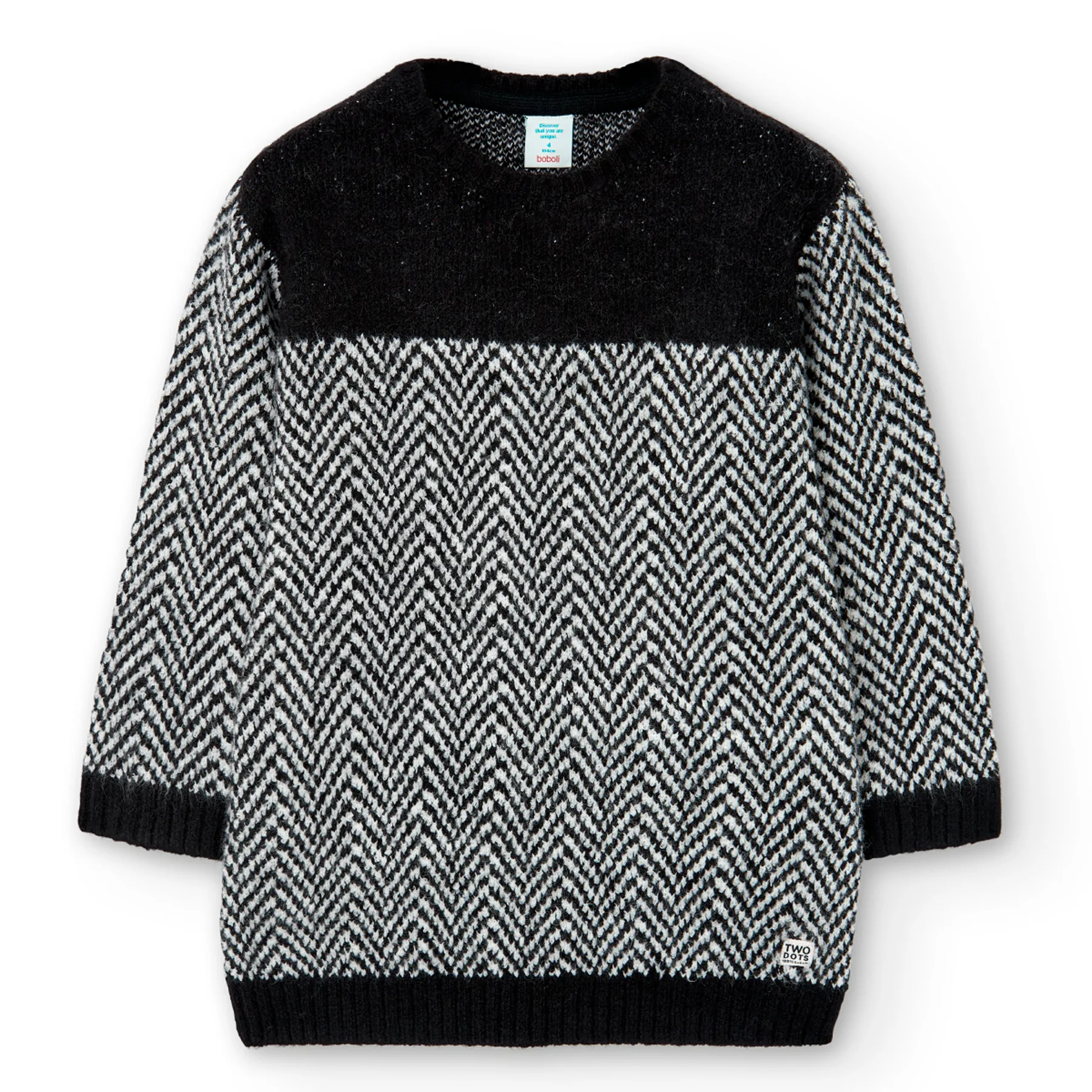 Boboli Robe Tricot Scottish 4-10ans