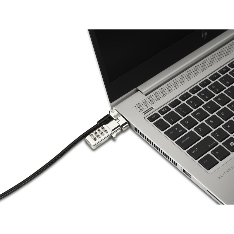 Cable de securite kensington universel 3 en 1 a            combinaison reinitialisable