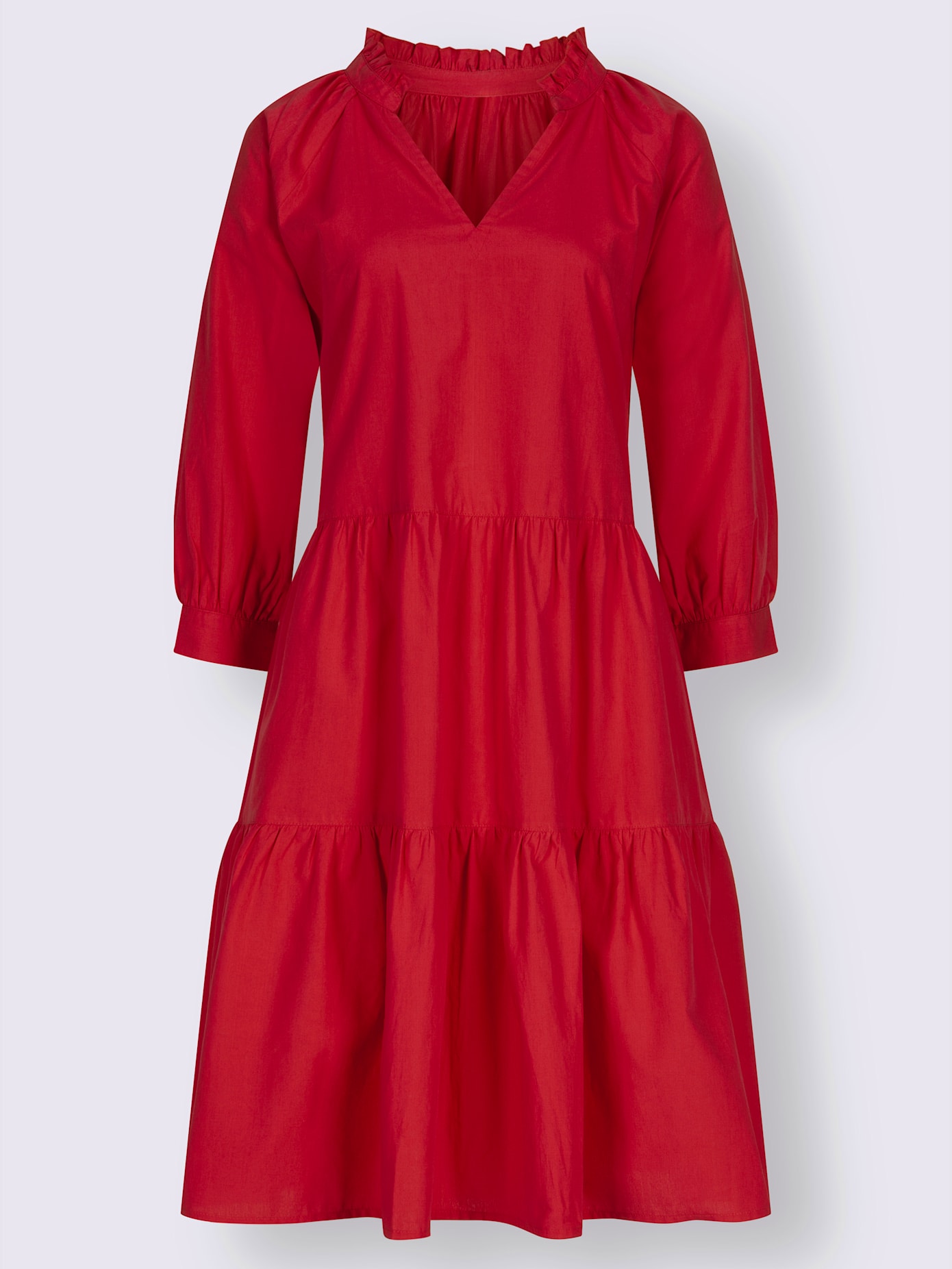 Robe à effet étagé qualité tissée