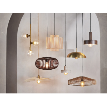 vtwonen hanglamp Disk antiek brons Ø38cm