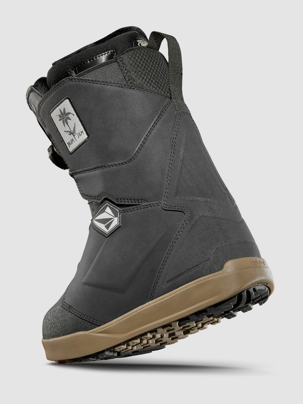 ThirtyTwo X Volcom Lashed Double BOA 2025 Snowboard Bo black/grey/gum