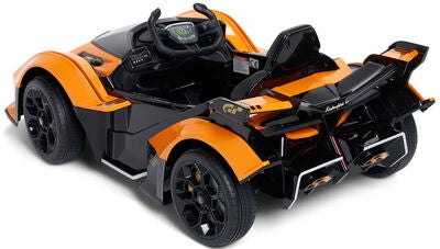 Lamborghini Vision Gran Turismo Elbil, Oransje