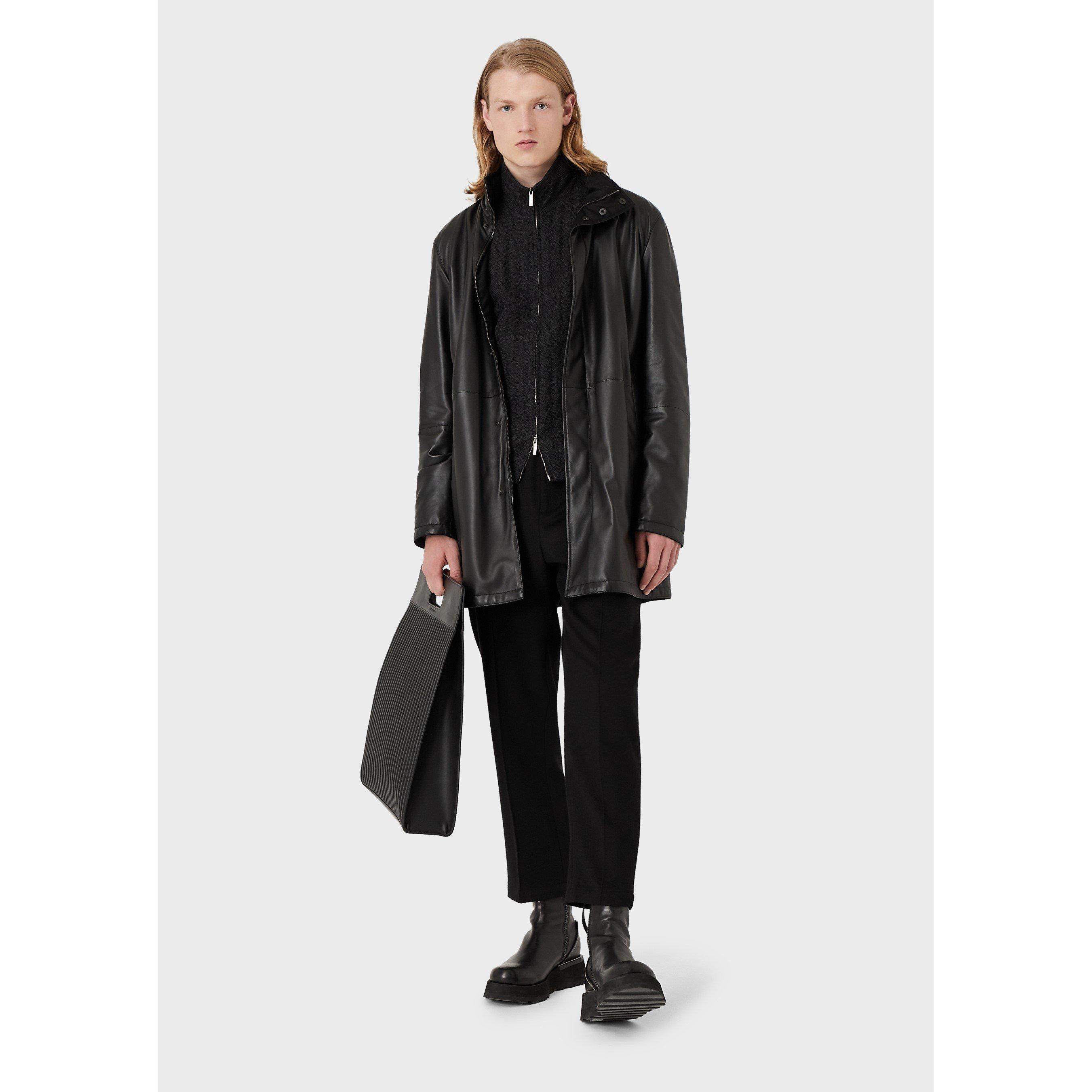 Emporio Armani Textured Zipped Jacket