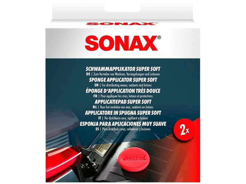 Sonax Handapplikator Super Soft 2 Stück Applikator für die Fahrzeugpflege