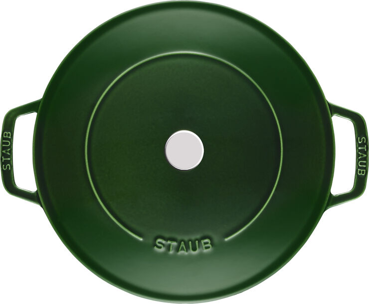 Staub Sauterpande Chistera 28 cm Basilikumsgrøn Grøn