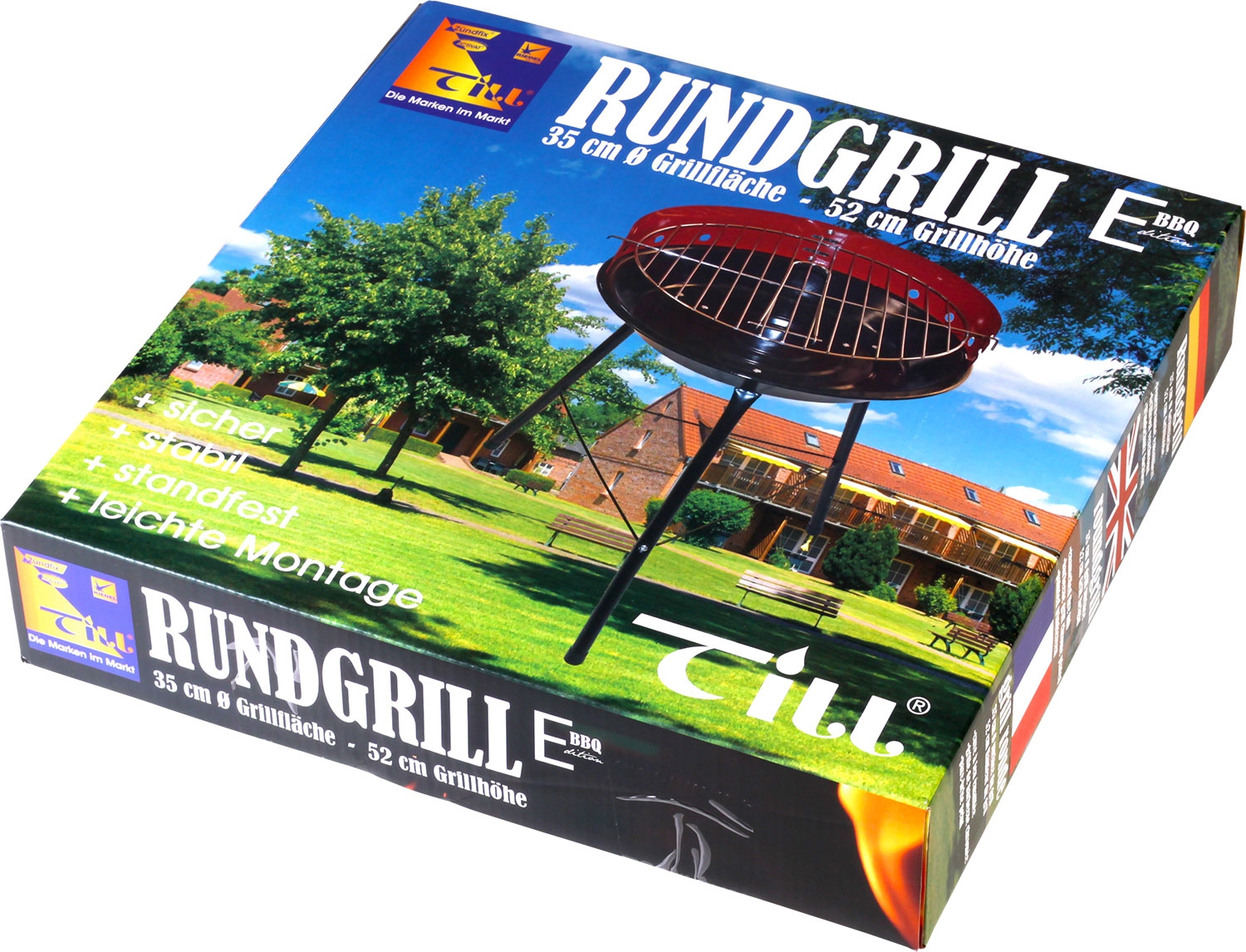 Till Holzkohlegrill / Rundgrill 35 cm