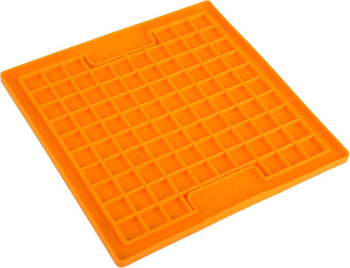 LICKIMAT - Slikkemåtte Playdate Orange 20X20Cm