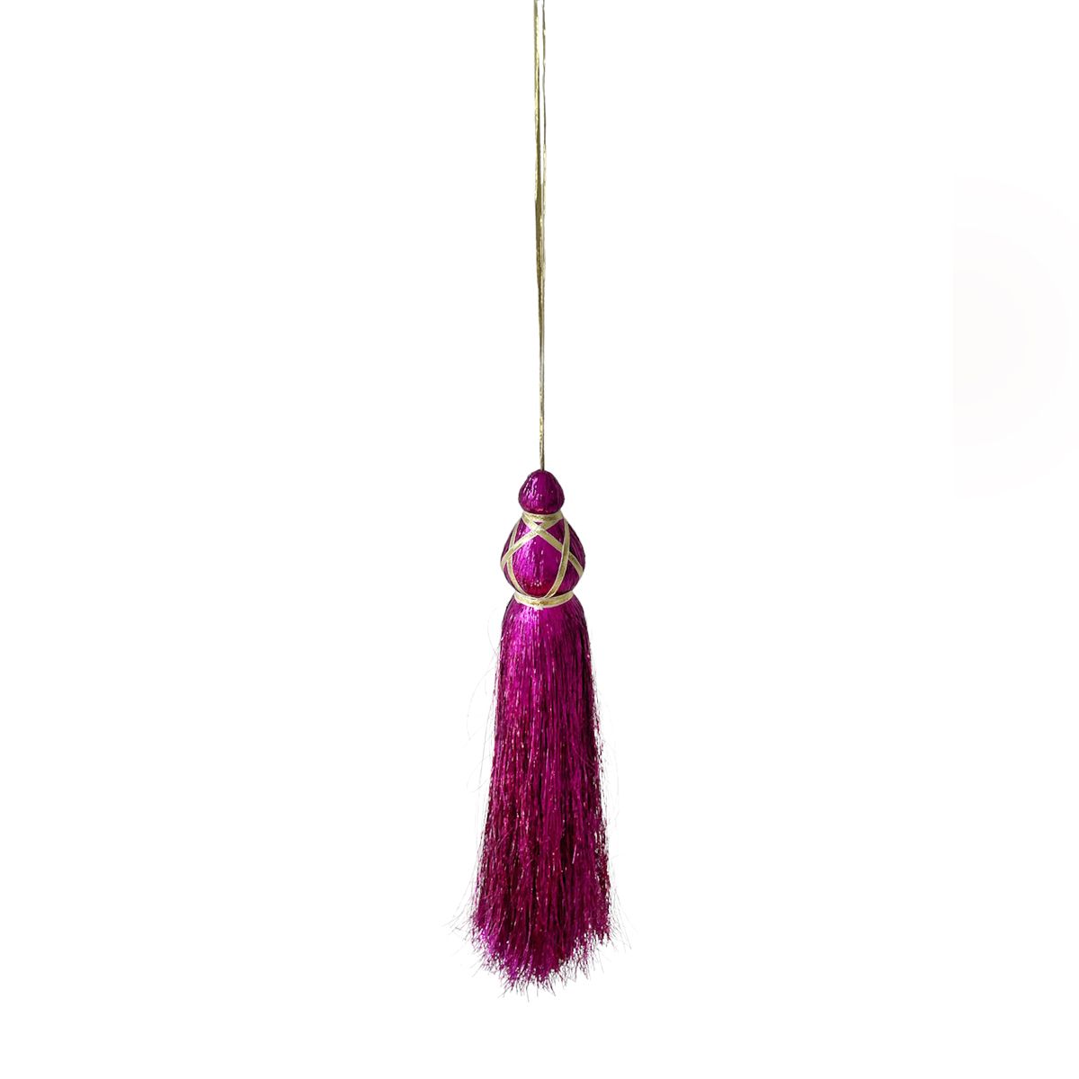 Pompon tassel rose fuchsia Pondie Chérie