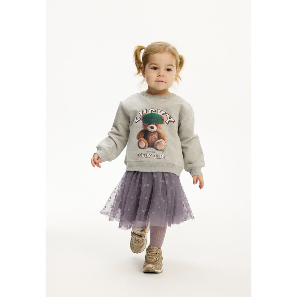 Køb THE NEW Siblings Light Grey Melange Pippin Oversize Sweatshirt