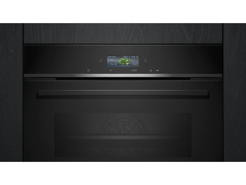 Siemens Einbaubackofen CB734G1B1 Schwarz A Kompaktbackofen