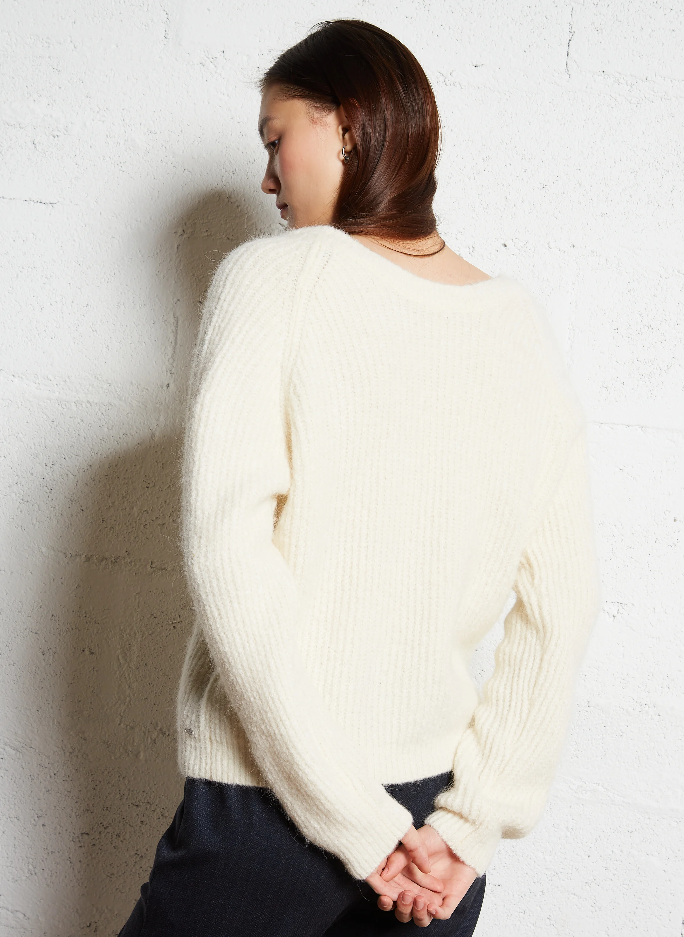 Cardigan oversize | Blanc