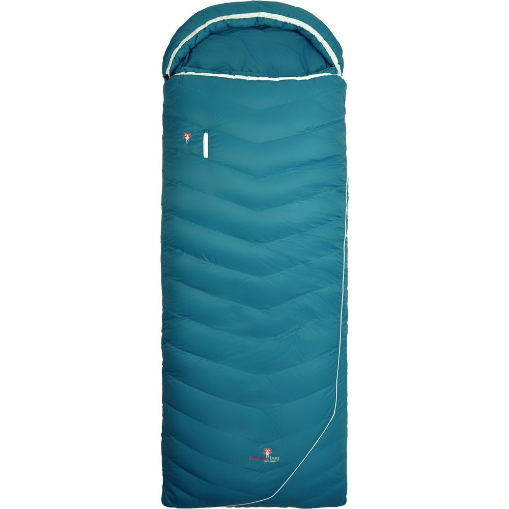 Grüezi Bag Biopod DownWool Subzero Comfort L Schlafsack autumn blue