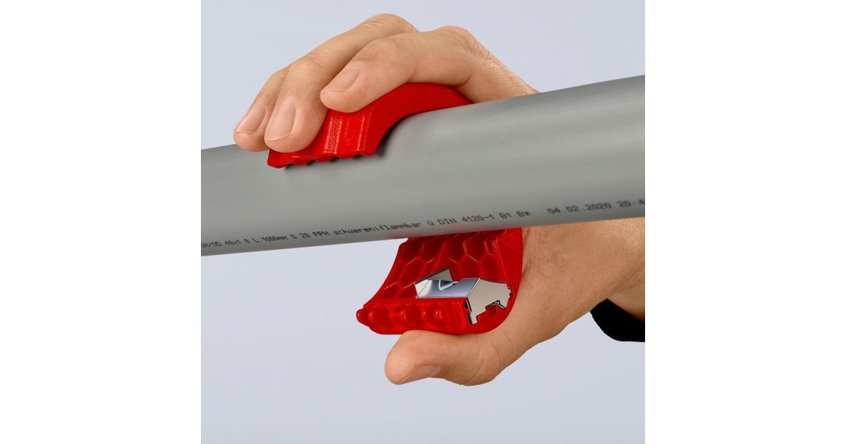 KNIPEXBiX 90 22 10 BK pijpsnijder  (Rood/blauw)