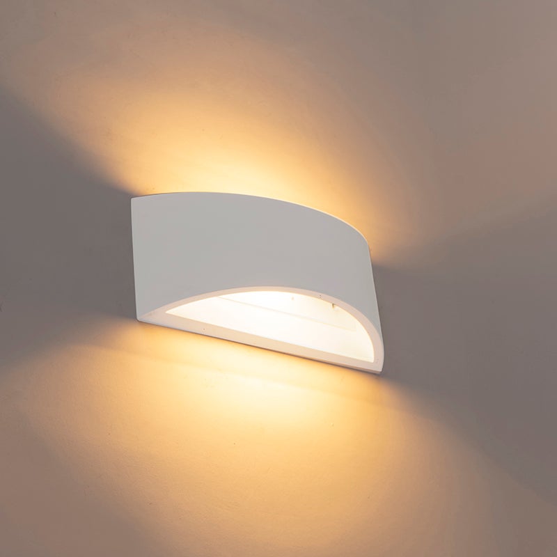 Moderne wandlamp wit 20 cm - Gypsy Tum