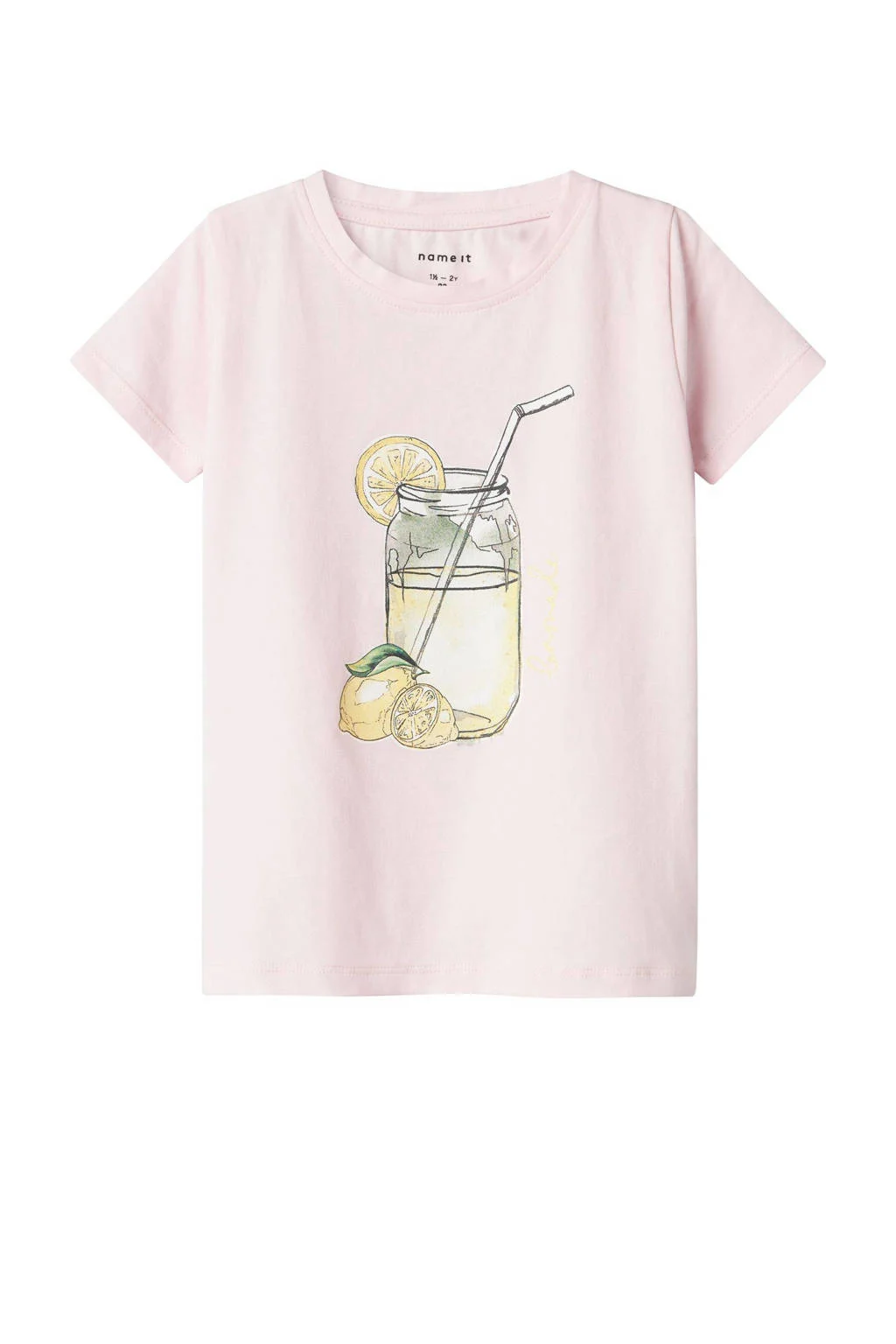 NAME IT t-shirt lichtroze