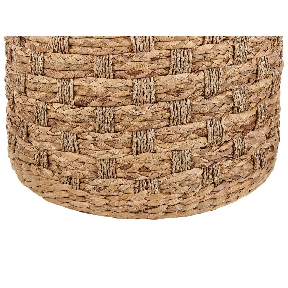 BASSLET - Poef - Natuurlijk - 40 cm - Zeewier