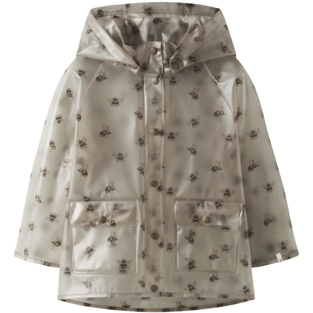 Køb Lil'Atelier Turtledove Bee Nmnmamio Loose Rain Jakke Fo Lil
