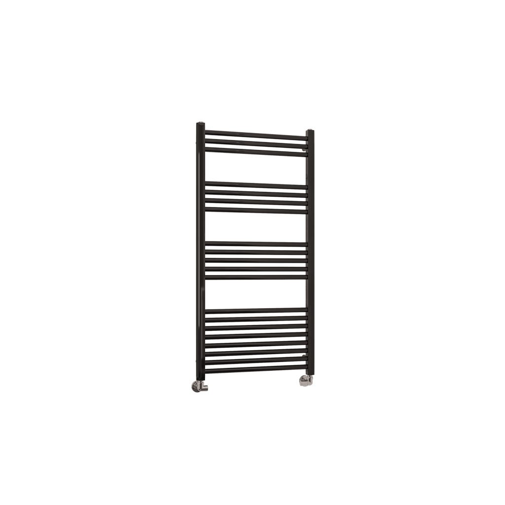 Eastbrook Wendover handdoekradiator 60x120cm 522W zwart glans
